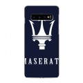 Дизайнерский силиконовый чехол для Samsung Galaxy S10 Maserati