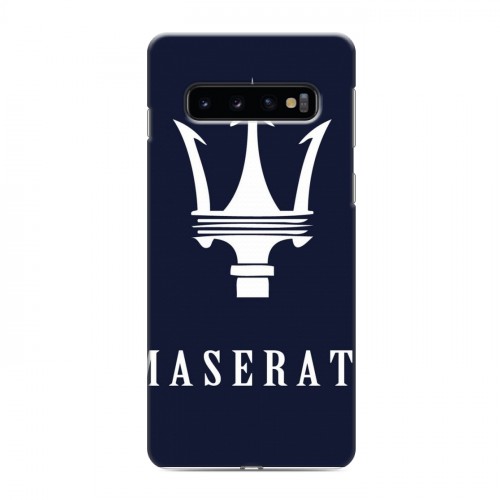 Дизайнерский силиконовый чехол для Samsung Galaxy S10 Maserati