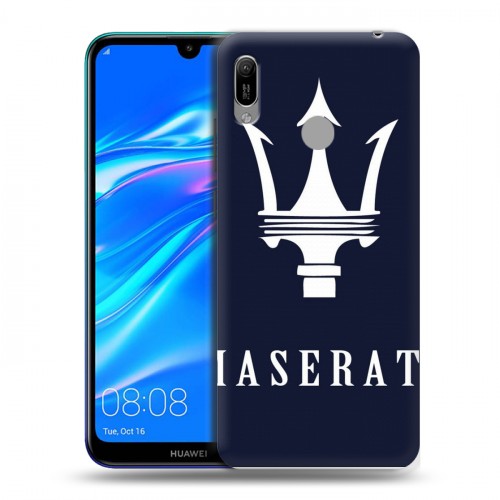 Дизайнерский пластиковый чехол для Huawei Y6 (2019) Maserati