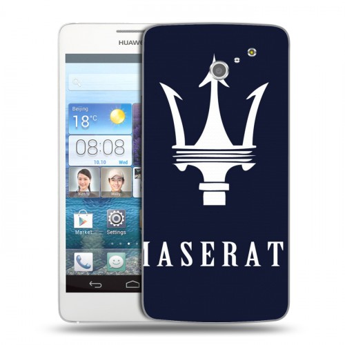 Дизайнерский пластиковый чехол для Huawei Ascend D2 Maserati