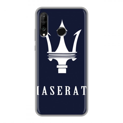 Дизайнерский силиконовый чехол для Huawei P30 Lite Maserati