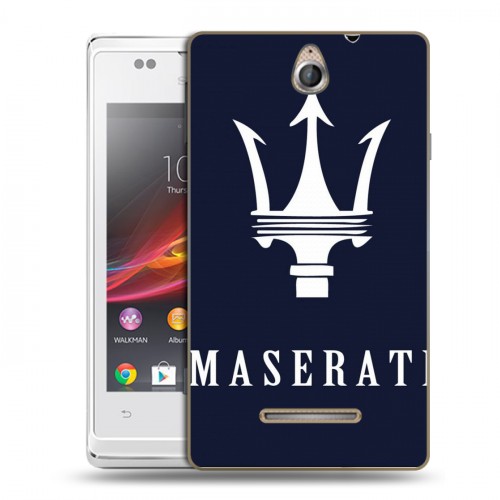 Дизайнерский пластиковый чехол для Sony Xperia E Maserati