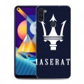 Дизайнерский пластиковый чехол для Samsung Galaxy M11 Maserati