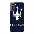 Дизайнерский пластиковый чехол для Samsung Galaxy S21 Maserati