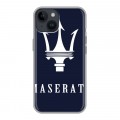 Дизайнерский пластиковый чехол для Iphone 14 Maserati