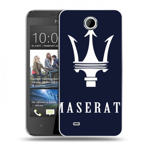 Дизайнерский пластиковый чехол для HTC Desire 300 Maserati