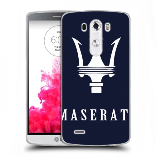 Дизайнерский пластиковый чехол для LG G3 (Dual-LTE) Maserati