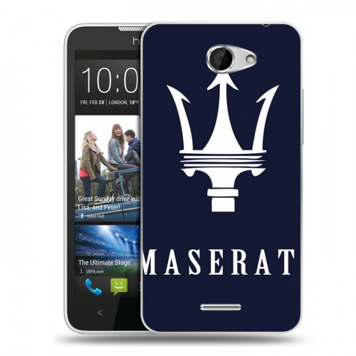 Дизайнерский пластиковый чехол для HTC Desire 516 Maserati