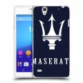 Дизайнерский пластиковый чехол для Sony Xperia C4 Maserati