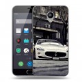 Дизайнерский пластиковый чехол для Meizu M2 Note Maserati