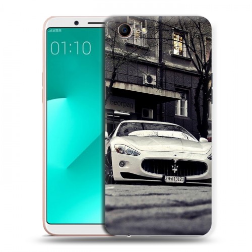 Дизайнерский пластиковый чехол для OPPO A83 Maserati