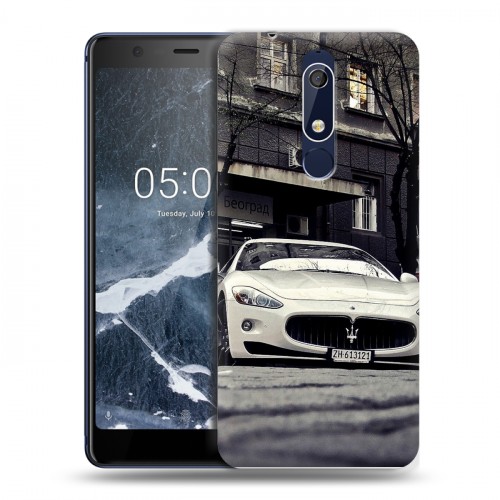 Дизайнерский пластиковый чехол для Nokia 5.1 Maserati