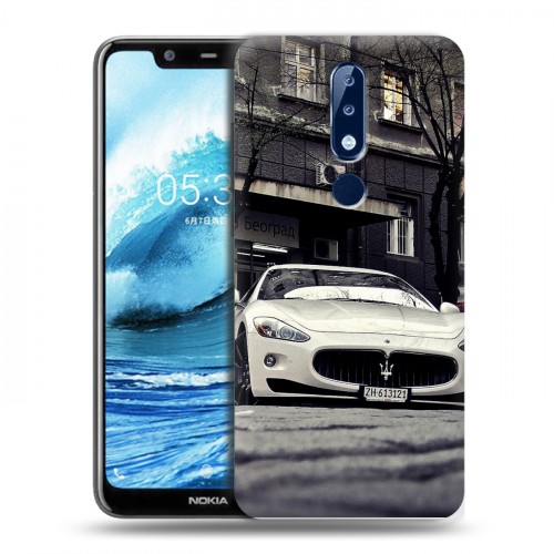 Дизайнерский пластиковый чехол для Nokia 5.1 Plus Maserati