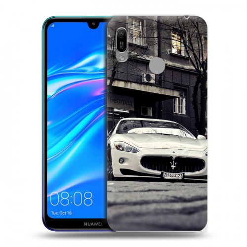 Дизайнерский пластиковый чехол для Huawei Y6 (2019) Maserati