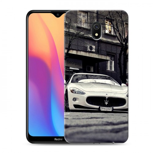 Дизайнерский силиконовый с усиленными углами чехол для Xiaomi RedMi 8A Maserati