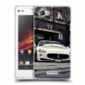 Дизайнерский пластиковый чехол для Sony Xperia L Maserati