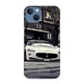 Дизайнерский силиконовый чехол для Iphone 13 Maserati