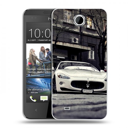 Дизайнерский пластиковый чехол для HTC Desire 300 Maserati