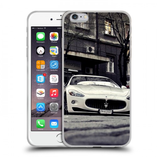Дизайнерский силиконовый чехол для Iphone 6 Plus/6s Plus Maserati