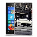 Дизайнерский пластиковый чехол для Microsoft Lumia 435 Maserati