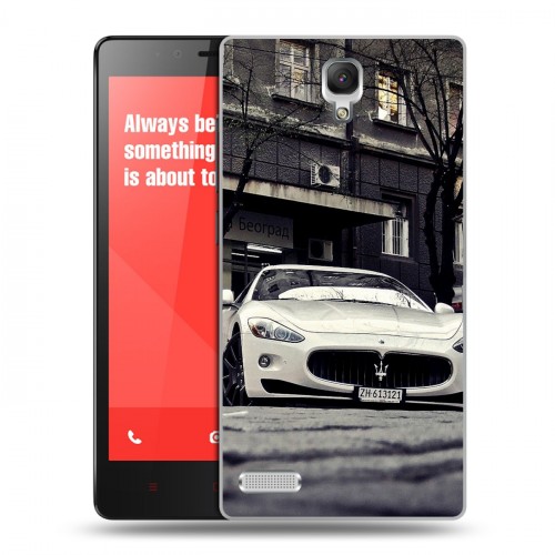 Дизайнерский силиконовый чехол для Xiaomi RedMi Note Maserati