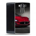 Дизайнерский пластиковый чехол для LG V10 Maserati