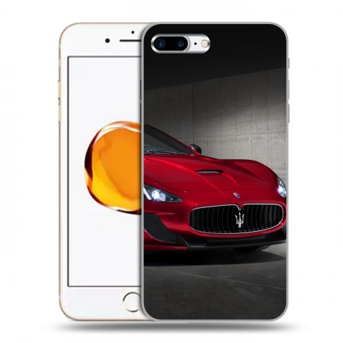 Дизайнерский пластиковый чехол для Iphone 7 Plus / 8 Plus Maserati