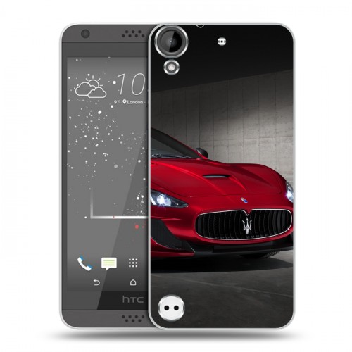 Дизайнерский пластиковый чехол для HTC Desire 530 Maserati