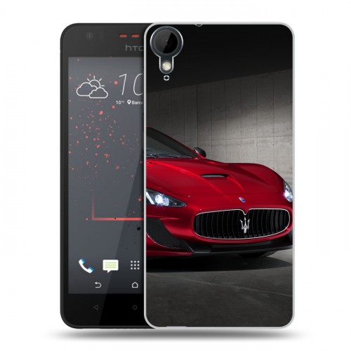 Дизайнерский пластиковый чехол для HTC Desire 825 Maserati