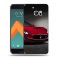 Дизайнерский пластиковый чехол для HTC 10 Maserati