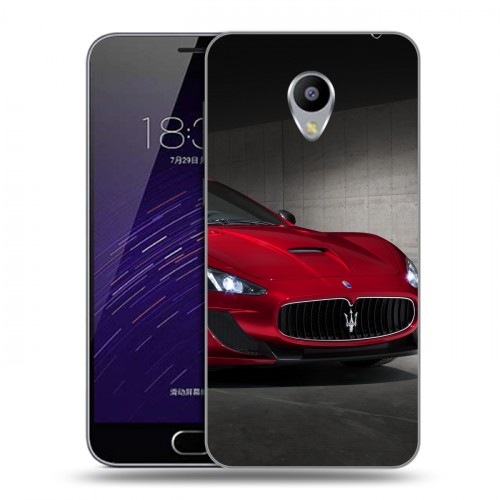 Дизайнерский силиконовый чехол для Meizu M3s Mini Maserati