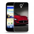 Дизайнерский пластиковый чехол для ZTE Blade A510 Maserati