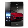 Дизайнерский пластиковый чехол для Sony Xperia TX Maserati