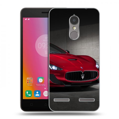 Дизайнерский силиконовый чехол для Lenovo K6 Maserati