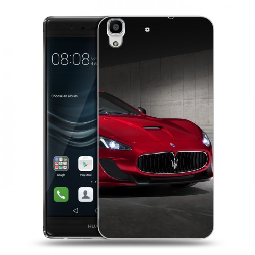 Дизайнерский пластиковый чехол для Huawei Y6II Maserati