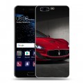 Дизайнерский пластиковый чехол для Huawei P10 Maserati