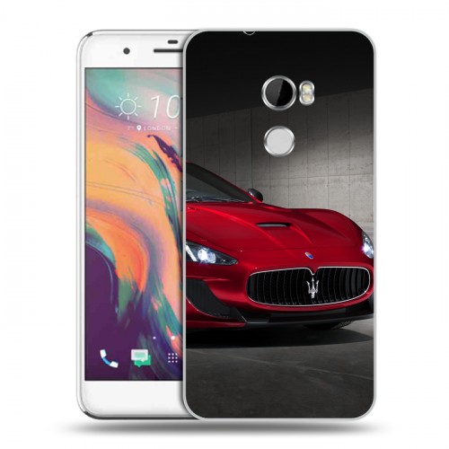 Дизайнерский пластиковый чехол для HTC One X10 Maserati