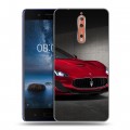 Дизайнерский пластиковый чехол для Nokia 8 Maserati