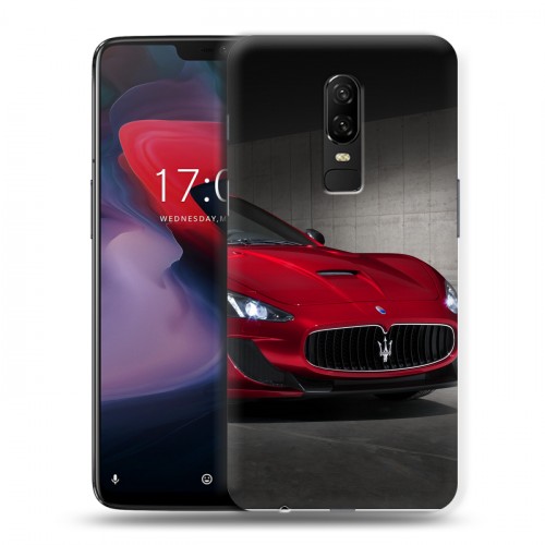 Дизайнерский пластиковый чехол для OnePlus 6 Maserati