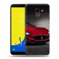 Дизайнерский пластиковый чехол для Samsung Galaxy J6 Maserati