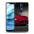 Дизайнерский пластиковый чехол для Nokia 5.1 Plus Maserati