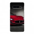 Дизайнерский силиконовый чехол для Samsung Galaxy S10 Maserati