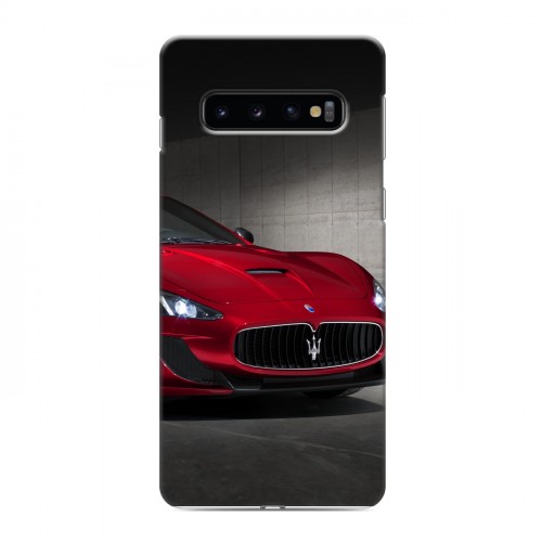 Дизайнерский силиконовый чехол для Samsung Galaxy S10 Maserati