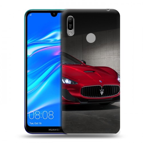 Дизайнерский пластиковый чехол для Huawei Y6 (2019) Maserati