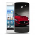 Дизайнерский пластиковый чехол для Huawei Ascend D2 Maserati