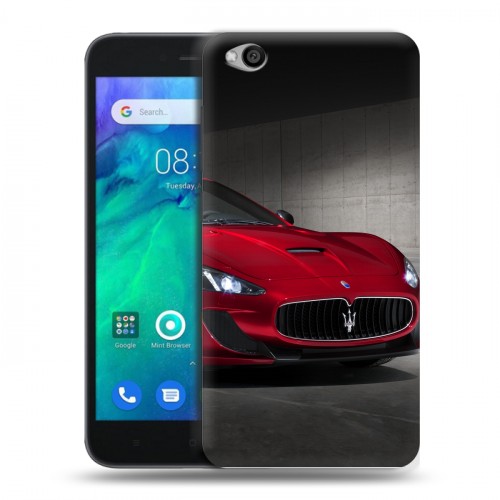 Дизайнерский пластиковый чехол для Xiaomi RedMi Go Maserati