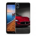 Дизайнерский силиконовый чехол для Xiaomi RedMi 7A Maserati