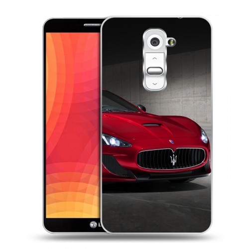 Дизайнерский пластиковый чехол для LG Optimus G2 Maserati