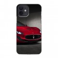 Дизайнерский силиконовый чехол для Iphone 12 Maserati