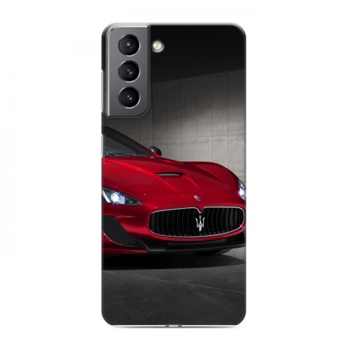 Дизайнерский пластиковый чехол для Samsung Galaxy S21 Maserati